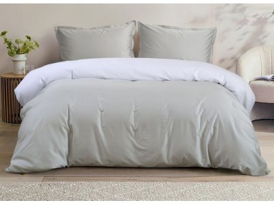 Постельное белье Lotus Home - Florida Grey 300TC (Турция), евро комплект